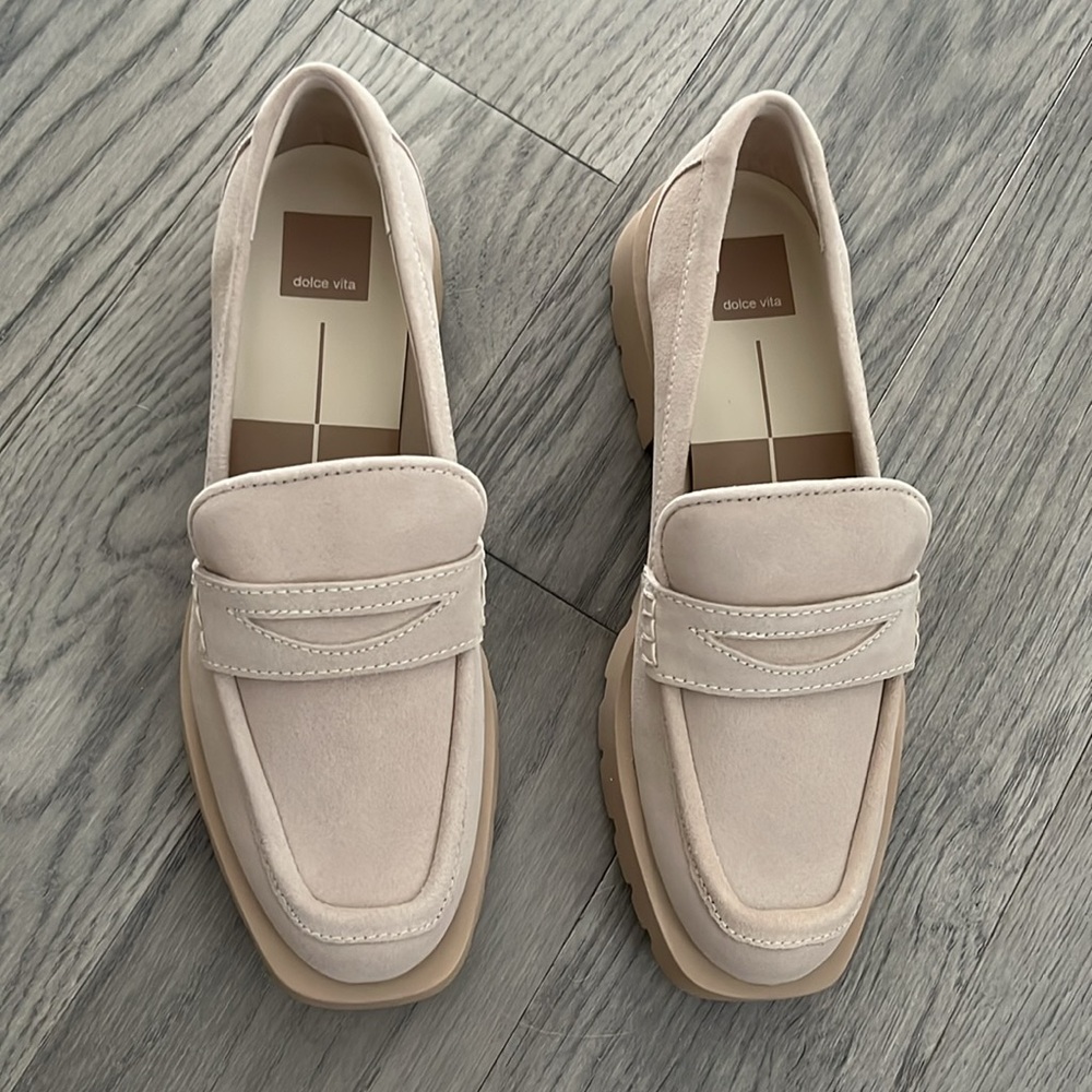 Brand new never worn suede Dolce Vita Loafers. Will take best offer.